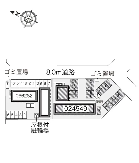 室蘭市中島町２丁目 月極駐車場